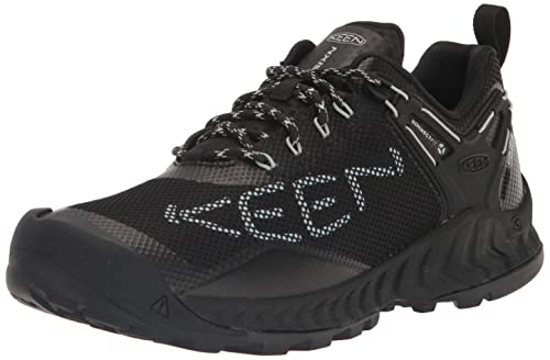 KEEN Damskie buty trekkingowe NXIS EVO, czarne/chmury niebieski, 3,5 UK