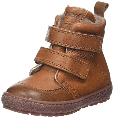 Bisgaard Buty dziecięce Storm First Walker Shoe, uniseks, koniak, 25 EU