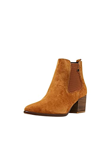 ESPRIT Modne damskie kozaki Chelsea, 235/CARAMEL, 39 EU
