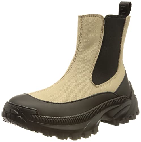 HUGO Damskie sztyblety Jace Chelsea-fmix, Dark Beige259, 37 eu