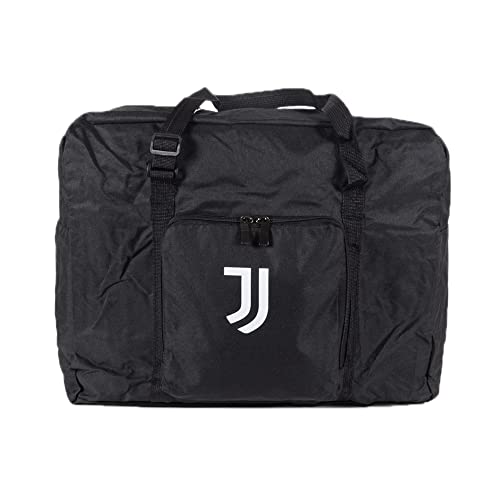 Torba podróżna, oficjalny produkt firmy JUVENTUS, czarna, składana torba do użytku w walizce i w razie potrzeby, czarny, Składana torba do stosowania w walizce i w razie potrzeby
