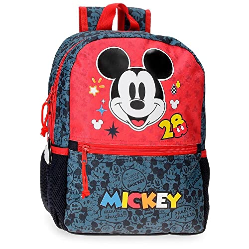 Disney Mickey Get Moving plecak szkolny, wielokolorowy, 25 x 32 x 12 cm, poliester, 9,6 l, kolorowy, plecak szkolny, kolorowy, plecak szkolny