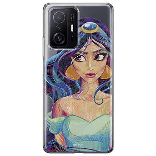 ERT GROUP etui na telefon Xiaomi 11T 5G / 11T PRO 5G, case oryginalny i oficjalnie licencjonowany przez Disney, wzór Jasmine 002, optymalnie dopasowane, plecki z TPU częściowo przeźroczyste