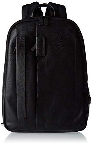 PIQUADRO Ca3869p15s Plecak Unisex - Dorosły, Czarny, 11x40x31 cm (W x H x L), plecak