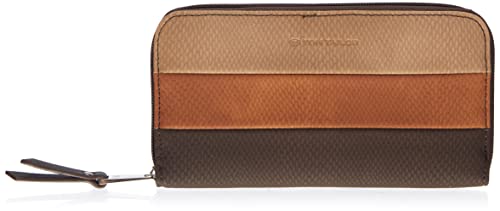 TOM TAILOR Damski portfel Ellen Snake akcesoria podróżne, Mixed Brown, jeden rozmiar