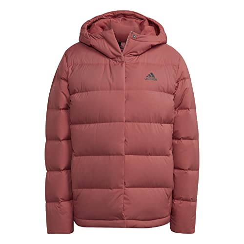 adidas Damska kurtka (Down) Helionic Hooded Down Jacket, Wonder Red, HG8745, M