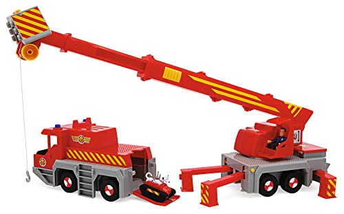 Feuerwehrmann Sam 2-w-1 Rettungskran (rot/gelb)