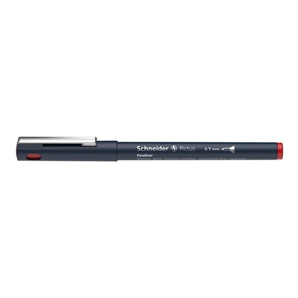 Cienkopis kreślarski 0,7mm SCHNEIDER PICTUS czerwony 1szt. /SR197602/