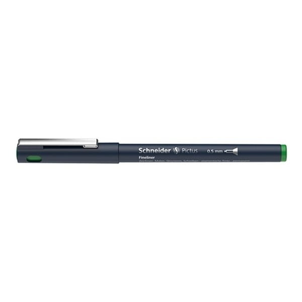 Cienkopis kreślarski 0,5mm SCHNEIDER PICTUS zielony 1szt.  /SR197504/