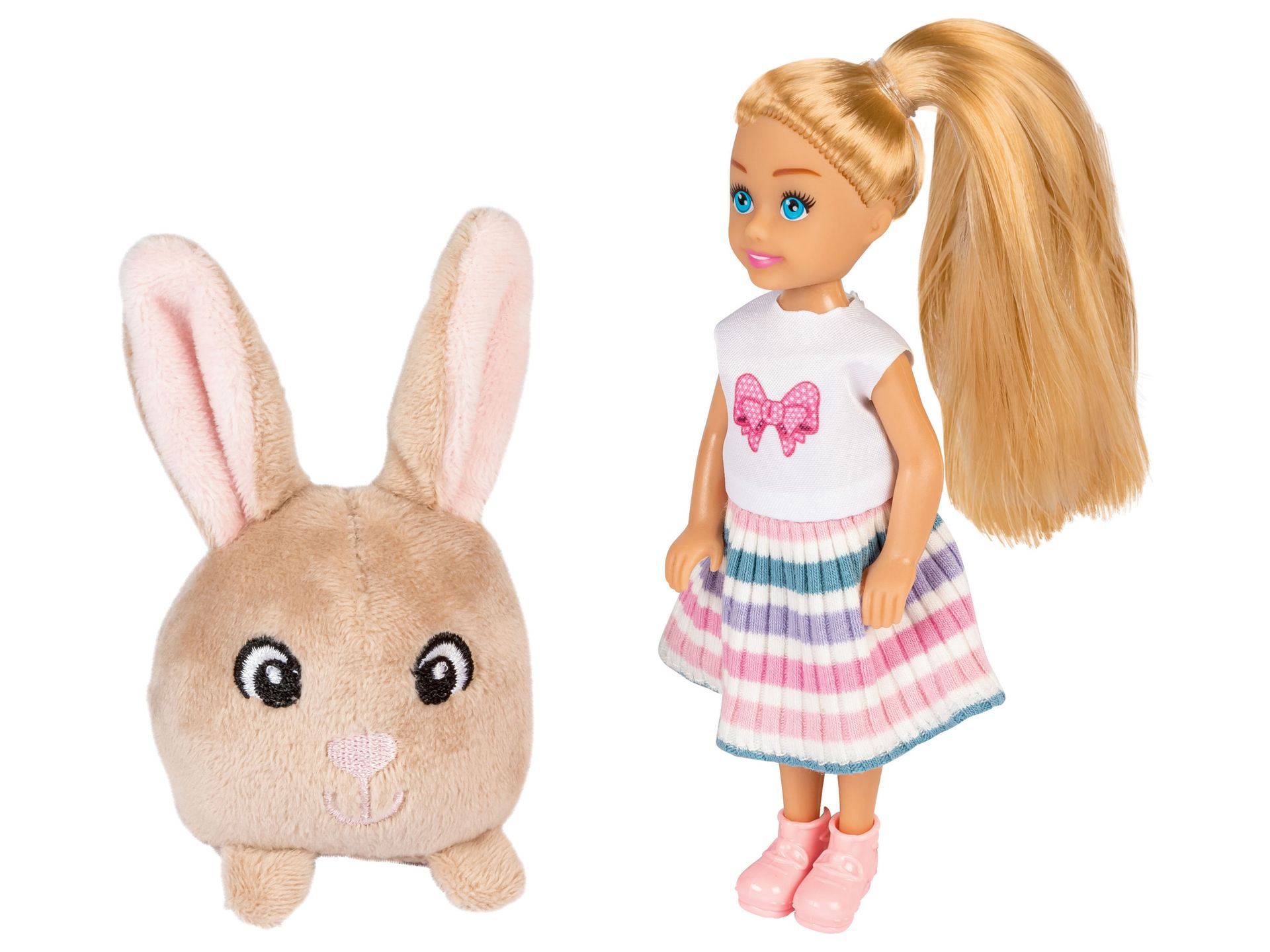 Playtive Lalka Fashion Doll Lucy  (Ze zwierzątkiem przytulanką)