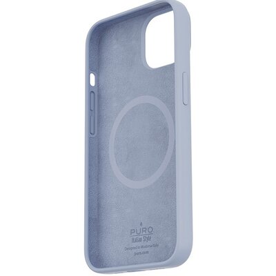 Etui PURO Icon Mag MagSafe do iPhone 14 Plus Niebieski