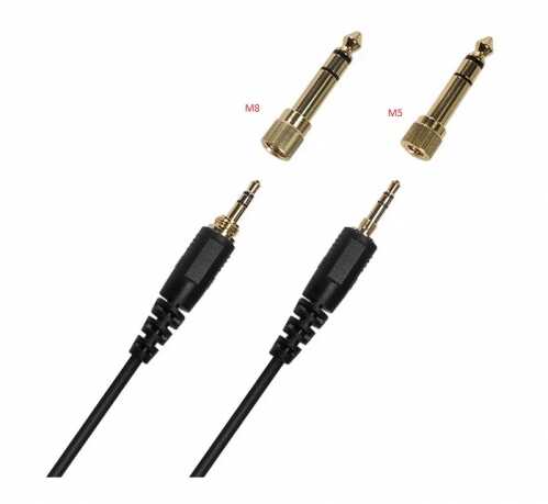 Beyerdynamic 981.209 przejściówka nakręcana mini TRS 3,5mm - TRS 6,3mm, gwint M8