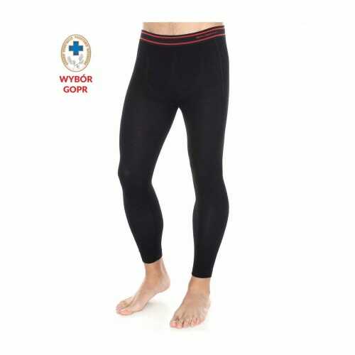 Spodnie męskie Brubeck z Wełną Merino Active Wool Czarny