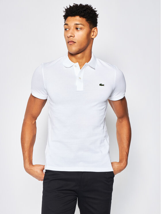 Lacoste Polo PH4012 Biały Slim Fit