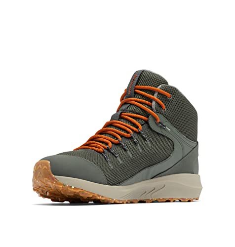 Columbia Męskie buty trekkingowe Trailstorm Mid Waterproof Omni-Heat, Zielony Gravel X Warm Copper, 43 EU