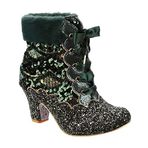 Irregular Choice Damskie botki Cuppa T, ZIELONY, 36 EU