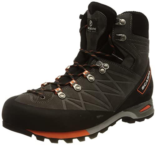 Scarpa Męskie buty trekkingowe Marmolada Pro Hd High Rise 30 EU, Shark Orange Hdry Bag Drumlin, 42 EU