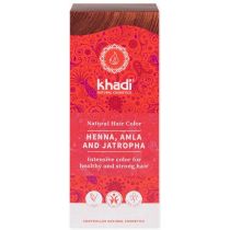 Khadi HENNA NATURALNA Z AMLĄ I JATROPHĄ -