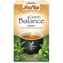 Herbata YOGI TEA Zielona harmonia GREEN BALANCE - ekspresowa 30.6 g Bio