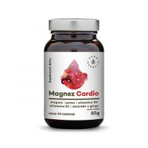 Aura Herbals Magnez Cardio + ekstrakt z głogu + potas + B1 + B6 tabletki (85g) MAGNEZ CARDIO