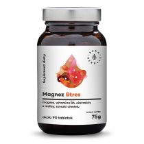 Aura Herbals Magnez Stres + melisa + szyszki chmielu + B6 tabletki (77g) MAGNEZ STRES