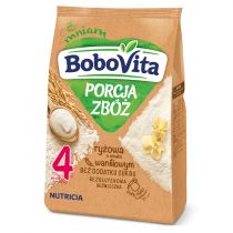 Bobovita BOBOVITA BV Kaszka Porcja zbóż ryżowa o smaku waniliowym 170g 601783