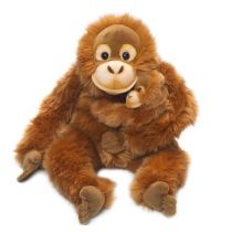 WWF Orangutan mama z dzieckiem 30 cm