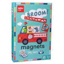 Apli Kids Magnetyczna układanka Apli Kids - Pojazdy