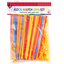 Askato Klocki słomki 110 elementów