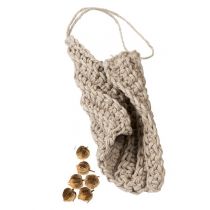 Klareko Myjka z lnu do mycia naczyń 11x10 cm