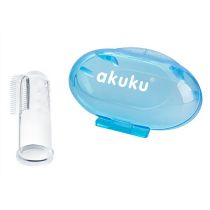 AKUKU Szczoteczka do zębów silikonowa niebieska AKUKU A0263