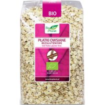 Bio Planet seria RÓŻOWA (płatki, otręby, musli) PŁATKI OWSIANE BEZGLUTENOWE BIO 600 g - BP-5902488066118