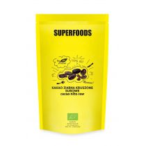 Bio Planet seria SUPERFOODS KAKAO ZIARNA KRUSZONE SUROWE BIO 600 g - 5907738155727