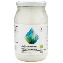 Aura Herbals Olej kokosowy BIO tłoczony na zimno Extra Virgin 900ml