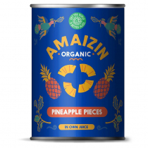 Amaizin Ananas KAWAŁKI w soku własnym BIO 400g Amaizin 000-6370-32627