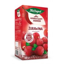 Herbapol Herbaciany Ogród Herbatka owocowo-ziołowa żurawina 50 g (20 x 2,5 g)