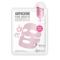 Mediheal AirPacking Pink Wrap Mask 18 g Maska witalizująca do każdego rodzaju cery w płachcie LETNIA WYPRZEDAŻ DO 80%