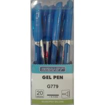 Granit Długopisy żelowe Flair Fuel opakowanie niebieski 20 szt.