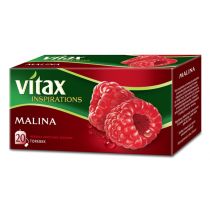 Vitax BAHLSEN Herbata owocowo-ziołowa Inspirations Malina 40g(20 torebek)