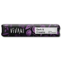 Vivani BATON KAKAOWY Z OLIWĄ Z OLIWEK DARK&CREAMY BIO 35 g -