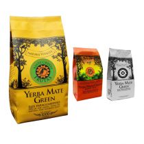 Mate Green Yerba Mate: Frutas + Mas Energia Guarana + Despalada Zestaw 1 kg + 2 x 200 g