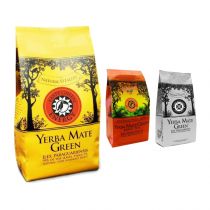 Mate Green Yerba Mate: Energy + Mas Energia Guarana + Despalada Zestaw 1 kg + 2 x 200 g