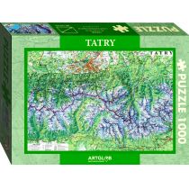 Artglob Puzzle 1000 Tatry Mapa Turystyczna 1:50 000