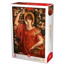 Dante Deico Puzzle 1000 elementów. Kobieta z ptakiem, Gabriel Rossetti