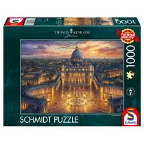 Schmidt Spiele 59628 Thomas Kinkade, Vatikan, puzzle 1000 elementów, kolorowe