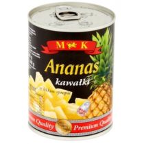 M&K Ananas kawałki w lekkim syropie 565 g