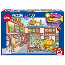 Schmidt Puzzle 100 Siku Helikopter pogotowie + zabawka G3