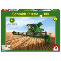 Schmidt Spiele puzzle 56144 John Deere, Kombajny zbożowe S690, 100 elementów 56144