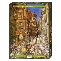 Heye Puzzle 1000 elementów. Ryba. Romantyczne miasto, dzień