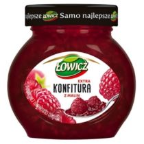 Łowicz EXTRA KONFITURA Z MALIN NISKOSŁODZONA 240 G zakupy dla domu i biura! 32264384